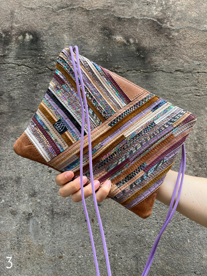 Festivalbag Crazy Stripes / Lilac / Mehrere Farben