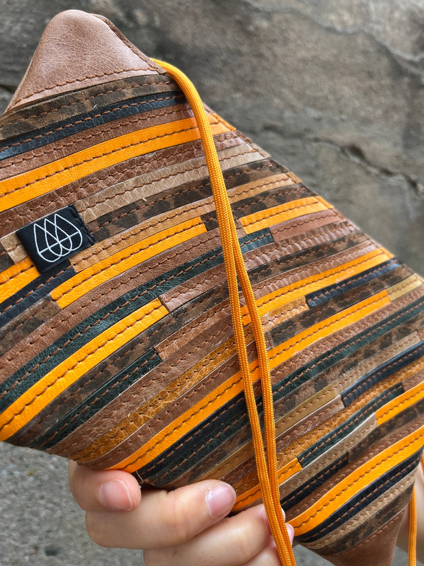 Festival Bag Crazy Stripes / Black