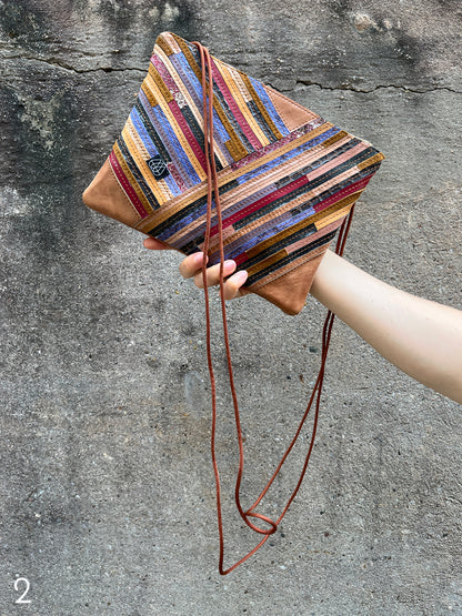 Festivalbag Crazy Stripes / Berry / Mehrere Farben