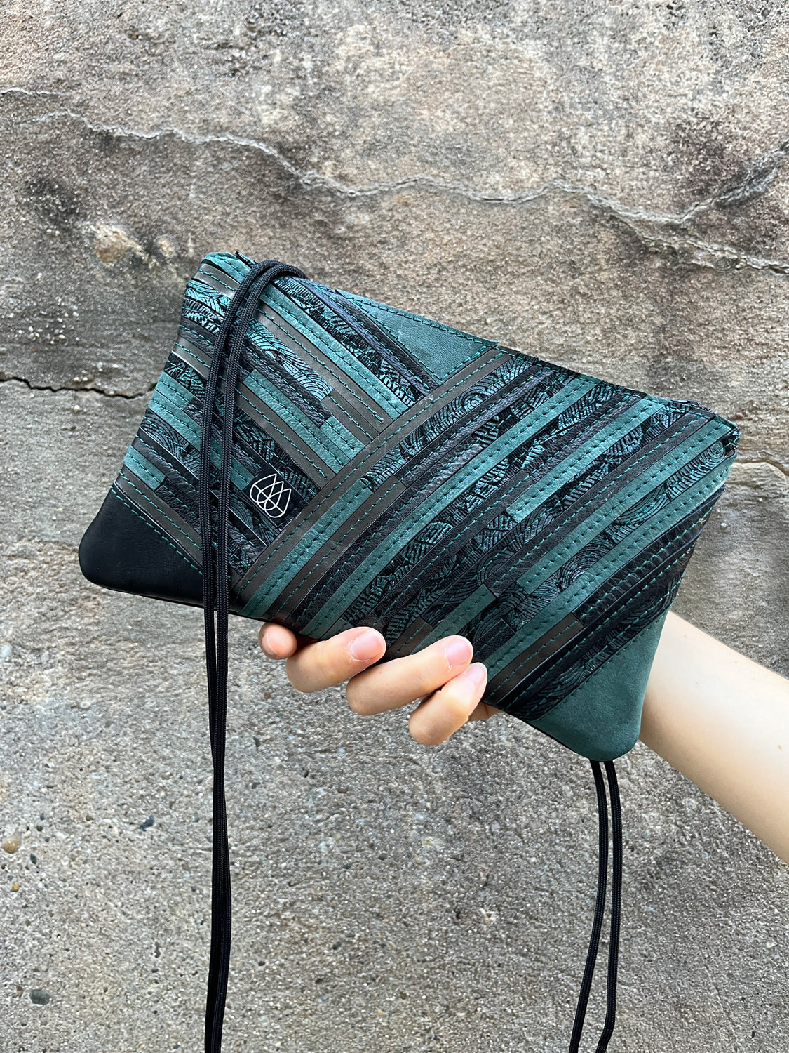 Festivalbag Crazy Stripes / Forest / Mehrere Farben