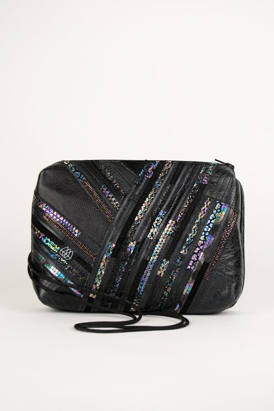 Festival Bag Crazy Stripes / Black
