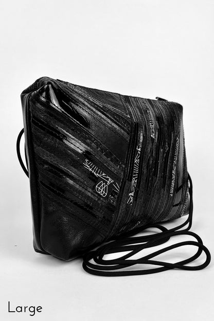 Festivalbag Crazy Stripes / Black