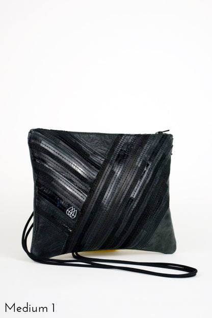 Festivalbag Crazy Stripes / Black