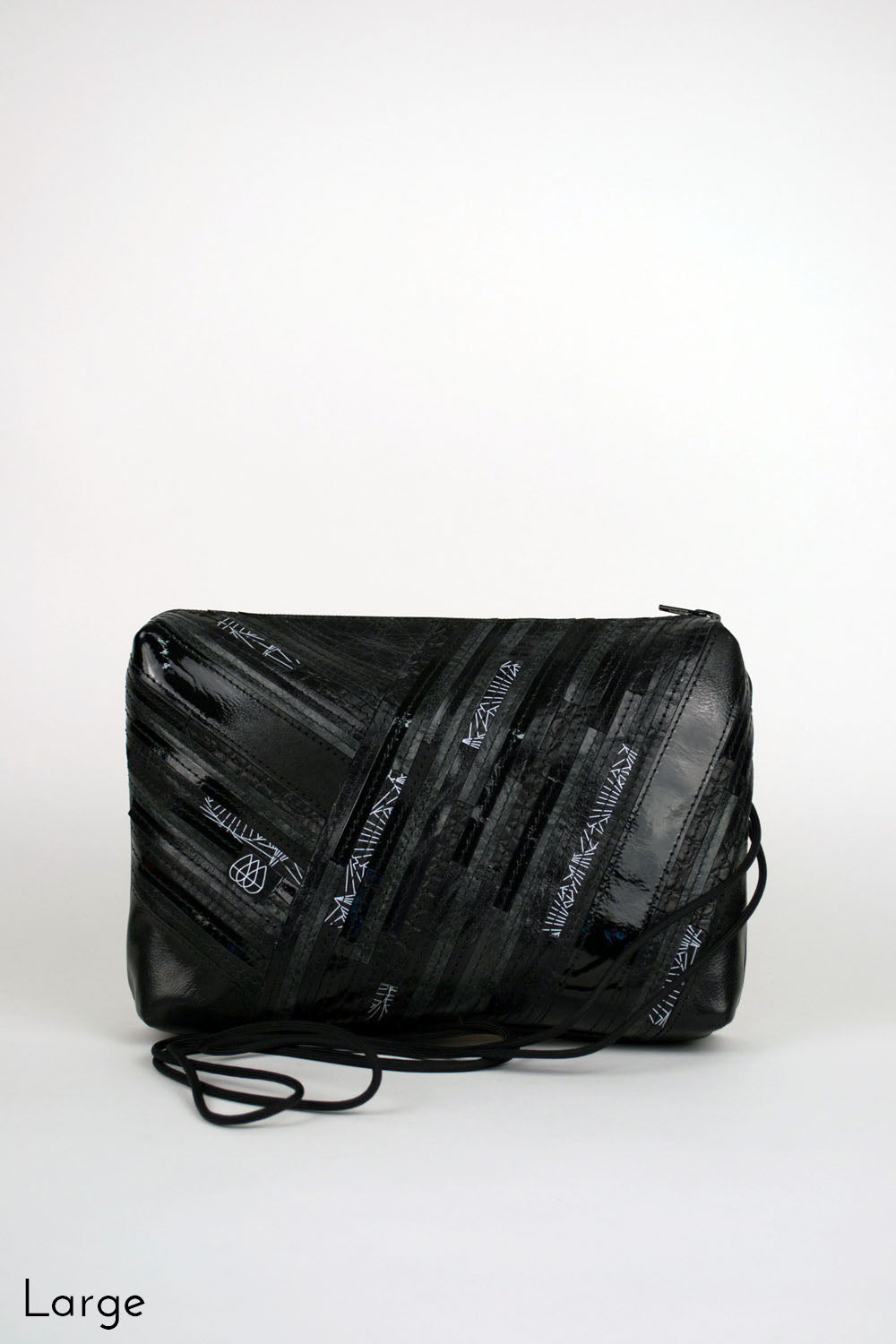 Festival Bag Crazy Stripes / Black