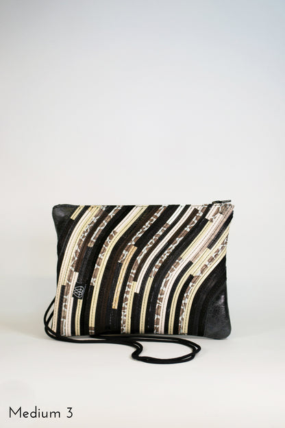 Festival Bag Crazy Stripes / Black