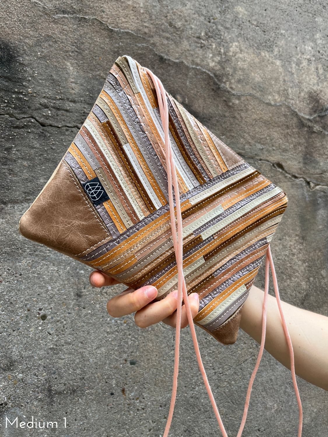 Festival Bag Crazy Stripes / Brown Mix