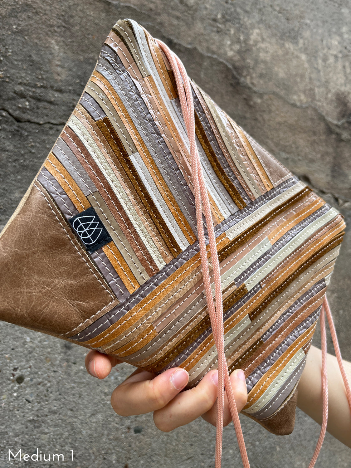 Festival Bag Crazy Stripes / Brown Mix