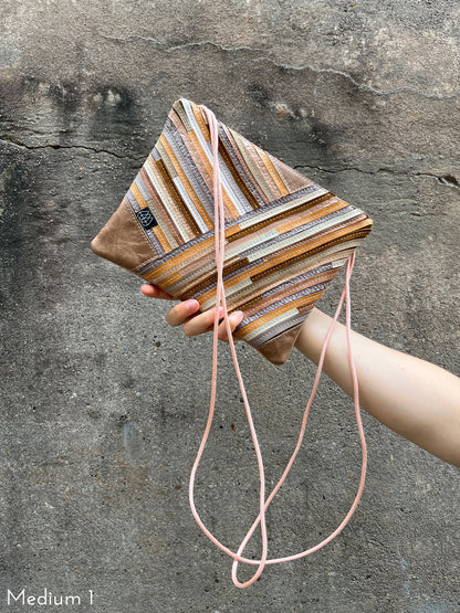 Festival Bag Crazy Stripes / Brown Mix