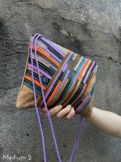 Festivalbag Crazy Stripes / Cappuccino / Mehrere Farben