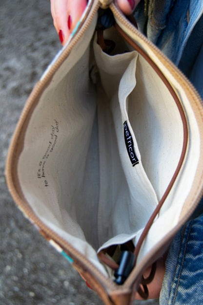 Festival Bag Crazy Stripes / Black