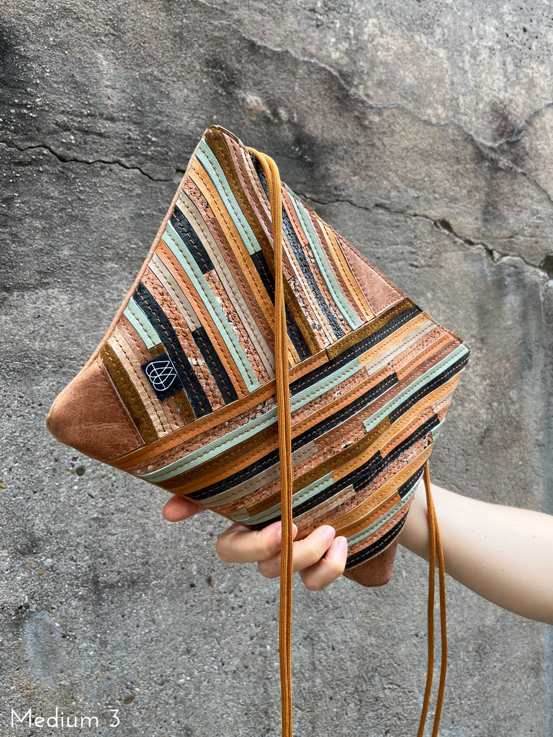 Festival Bag Crazy Stripes / Brown Mix