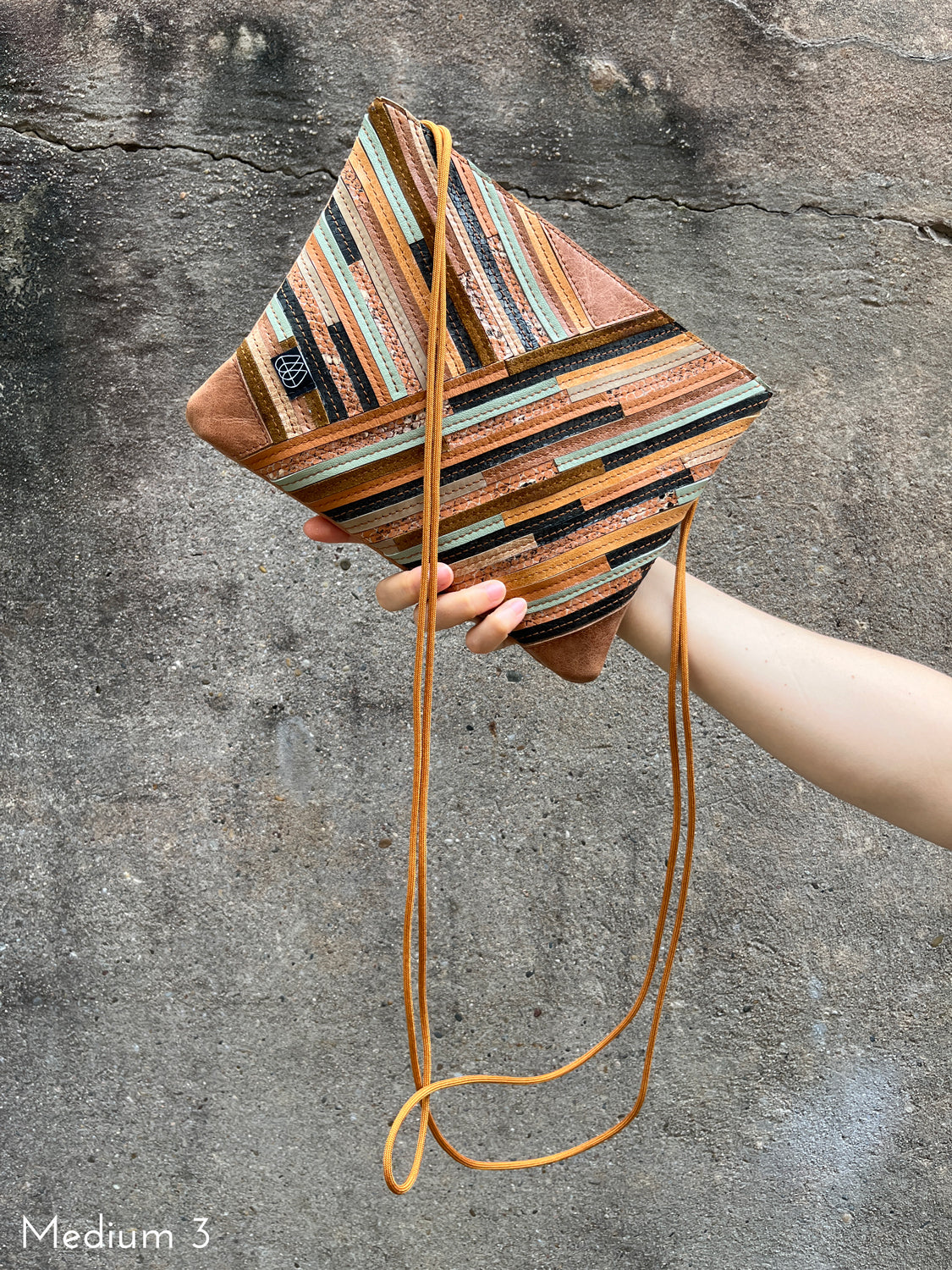 Festival Bag Crazy Stripes / Brown Mix