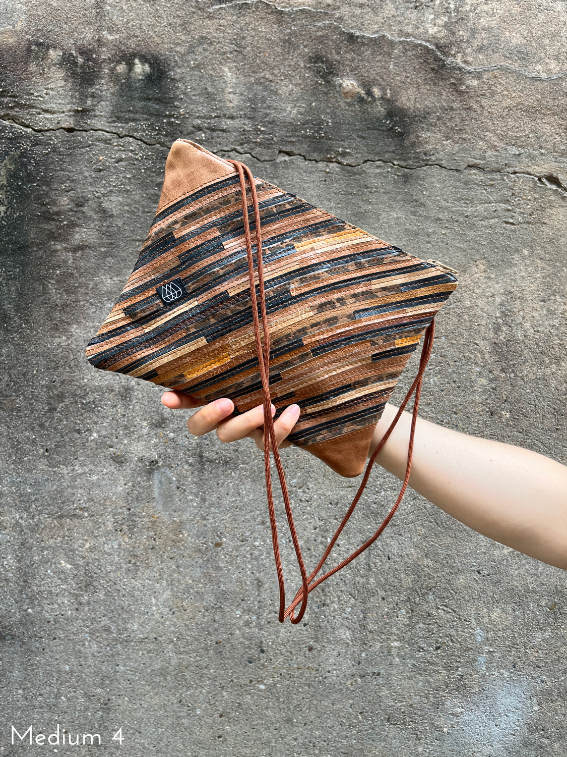 Festival Bag Crazy Stripes / Brown Mix