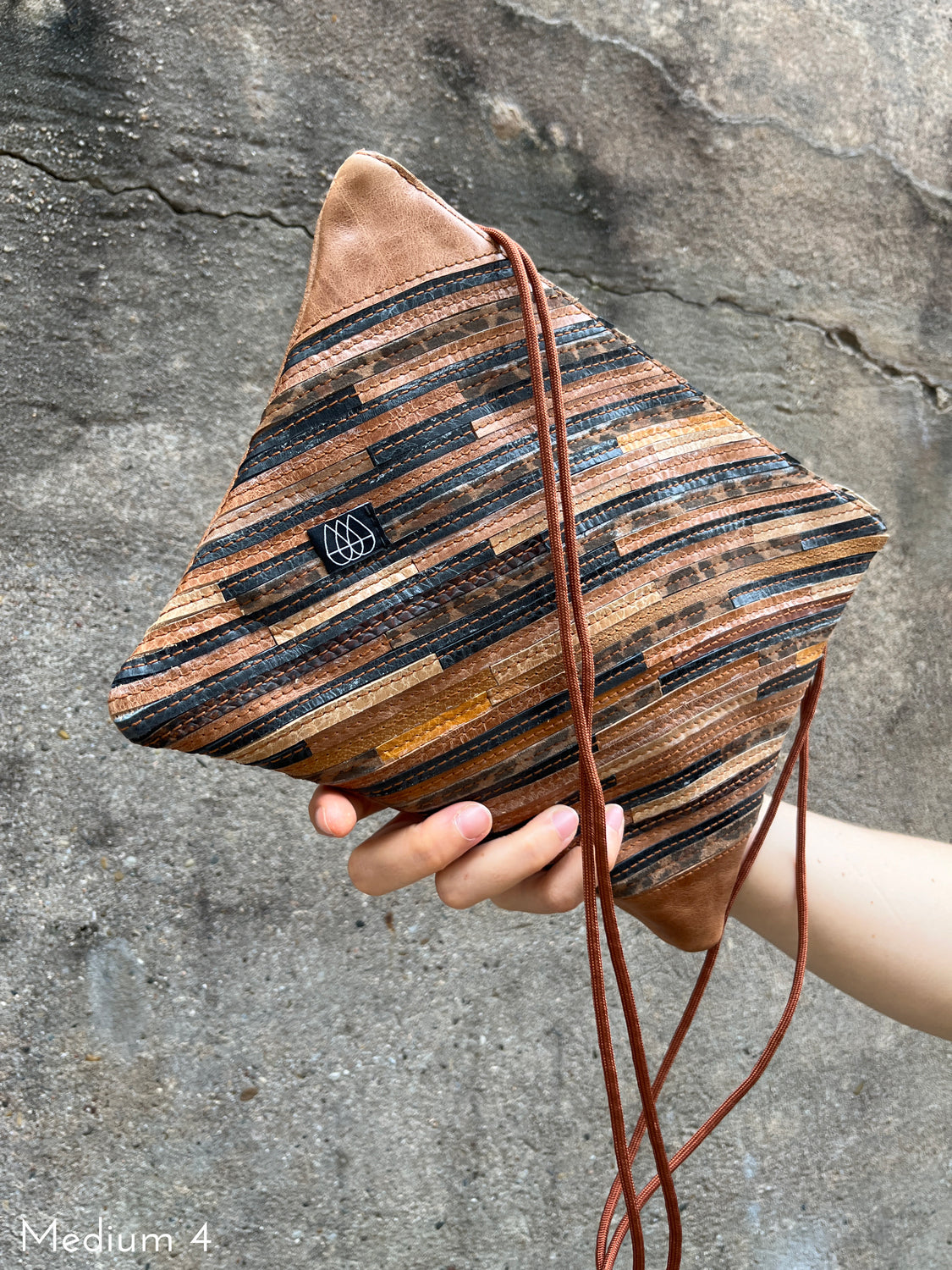 Festival Bag Crazy Stripes / Brown Mix