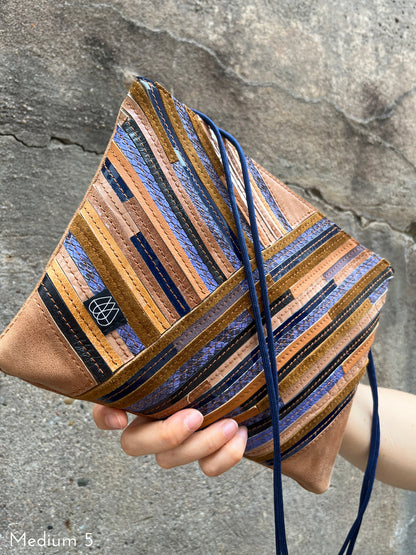 Festival Bag Crazy Stripes / Brown Mix