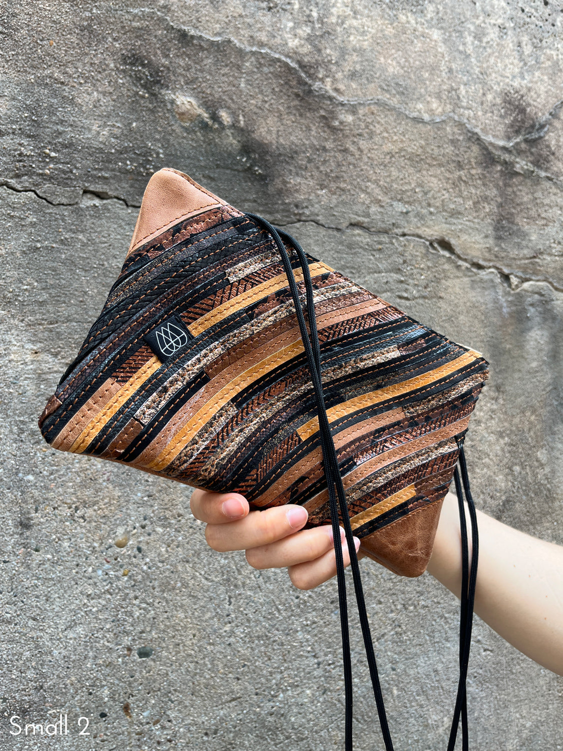 Festival Bag Crazy Stripes / Brown Mix