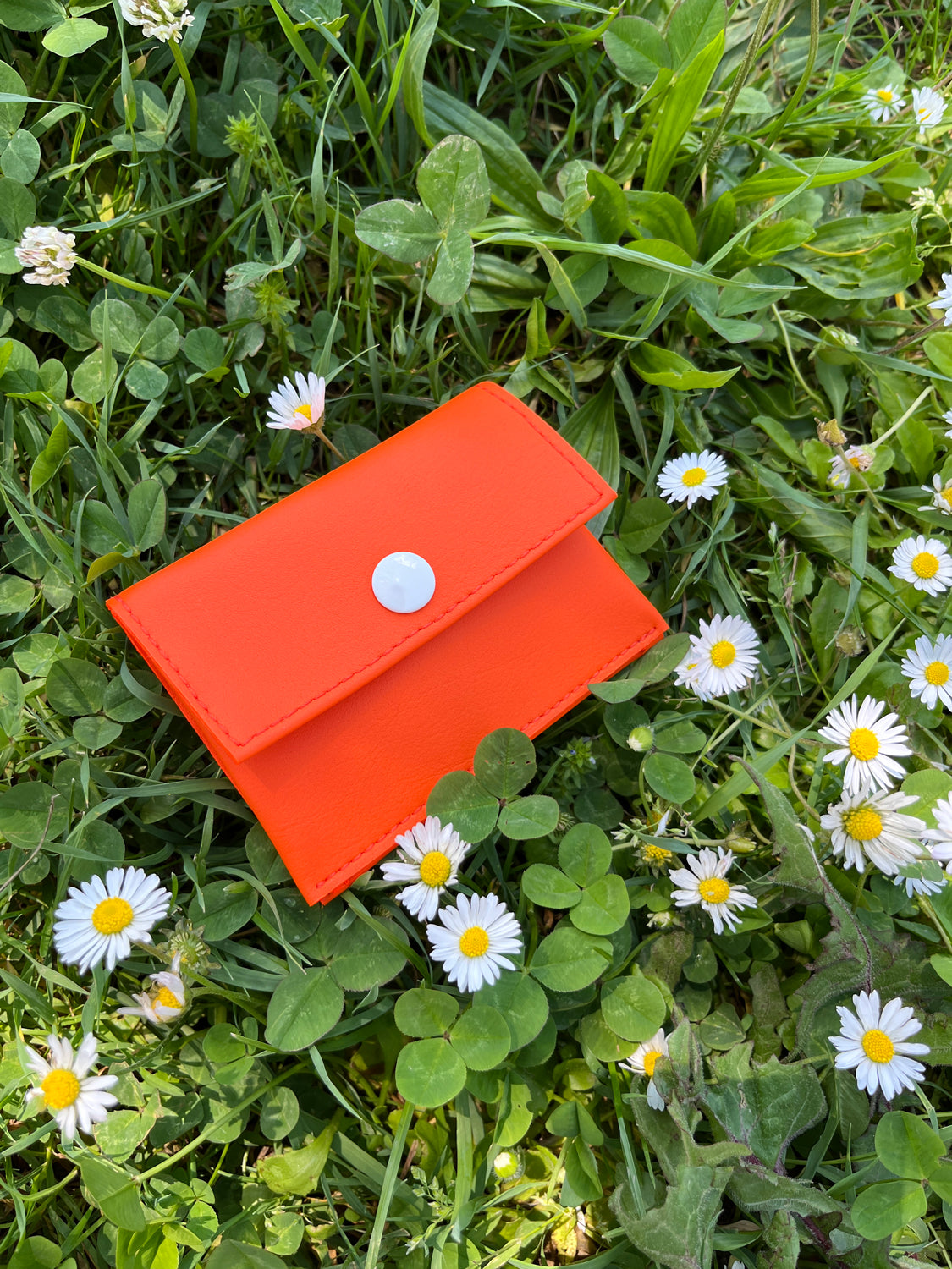 Mini Wallet Neon Orange