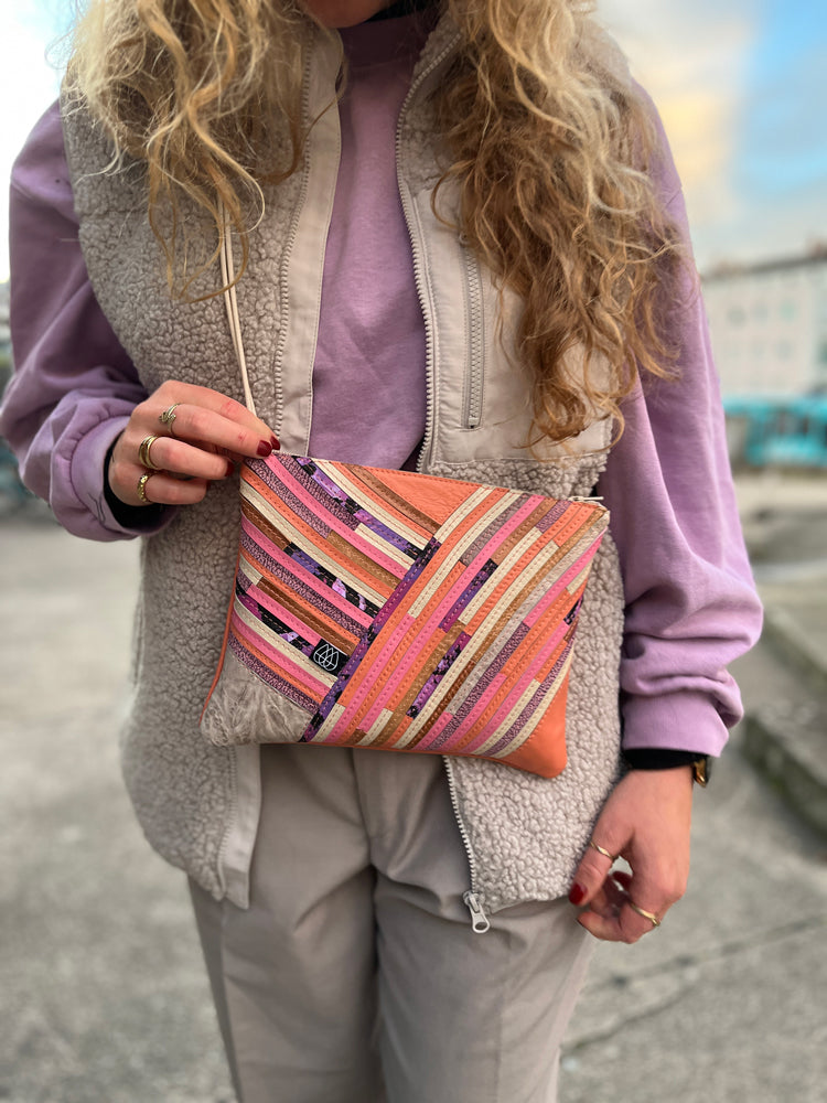 Festivalbag Crazy Stripes / Rose / Mehrere Farben