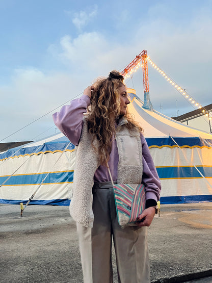 Festivalbag Crazy Stripes / Lilac / Mehrere Farben